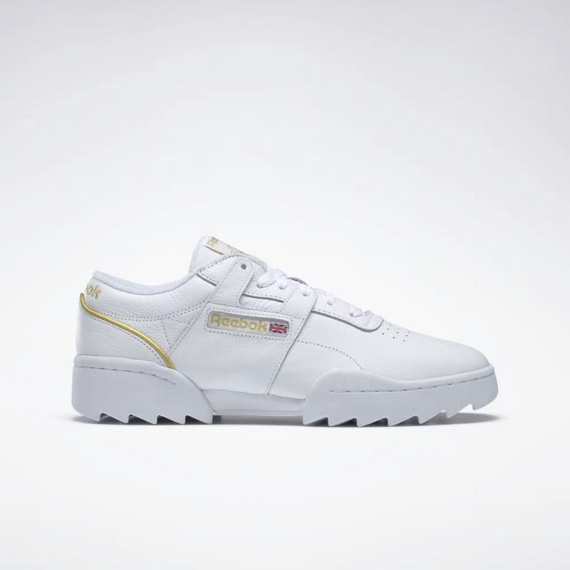 Tenisi Reebok Workout Ripple Og Barbati Albi/Aurii Romania DO6647CX